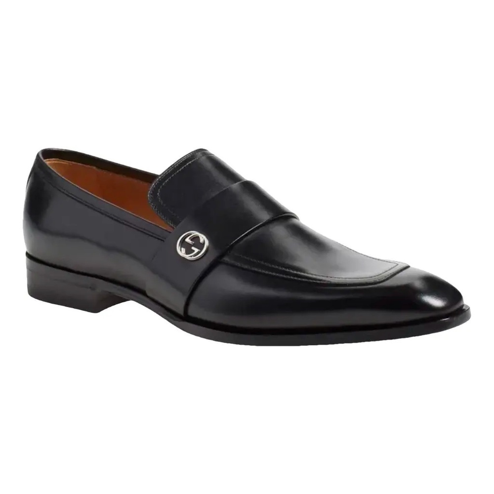 Gucci Men's Broadwick Loafers, Black- 9.5 (42.5)